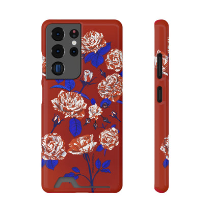 The Artsy Rose is the Sweetest Phone Case With Card Holder