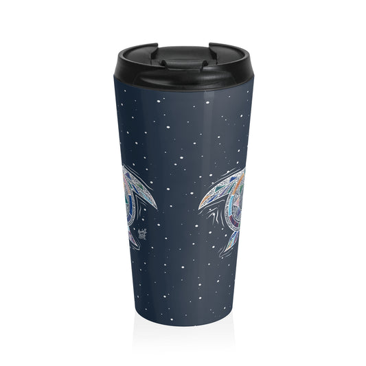 Mosaic Cosmic-toise Stainless Steel Travel Mug