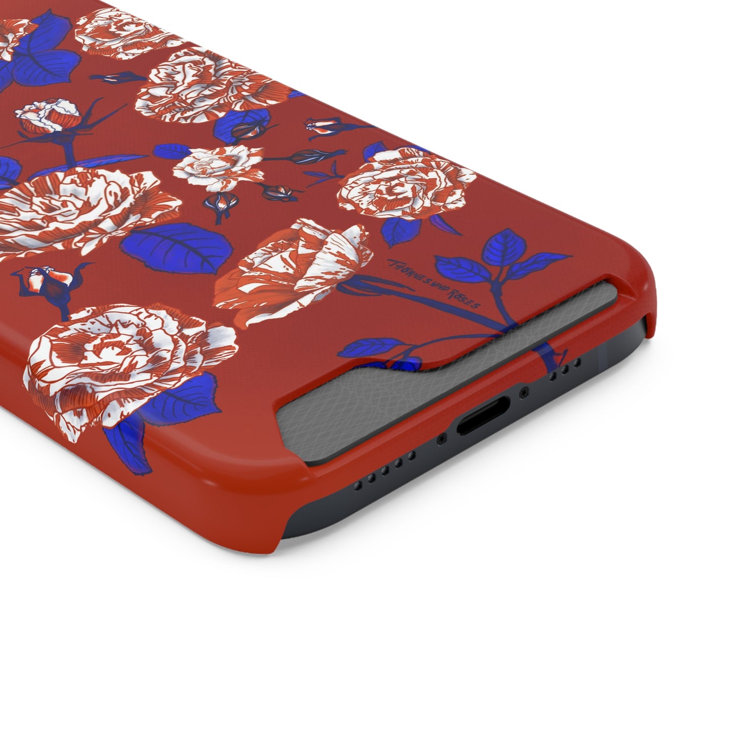 The Artsy Rose is the Sweetest Phone Case With Card Holder