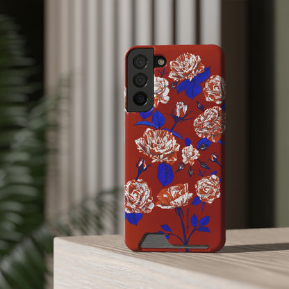 The Artsy Rose is the Sweetest Phone Case With Card Holder