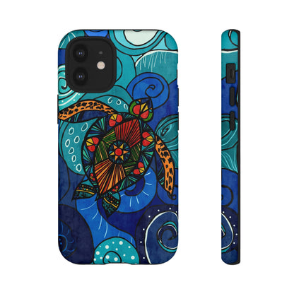 Stain Glass Turtle Tough Case