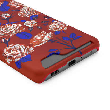 The Artsy Rose is the Sweetest Phone Case With Card Holder