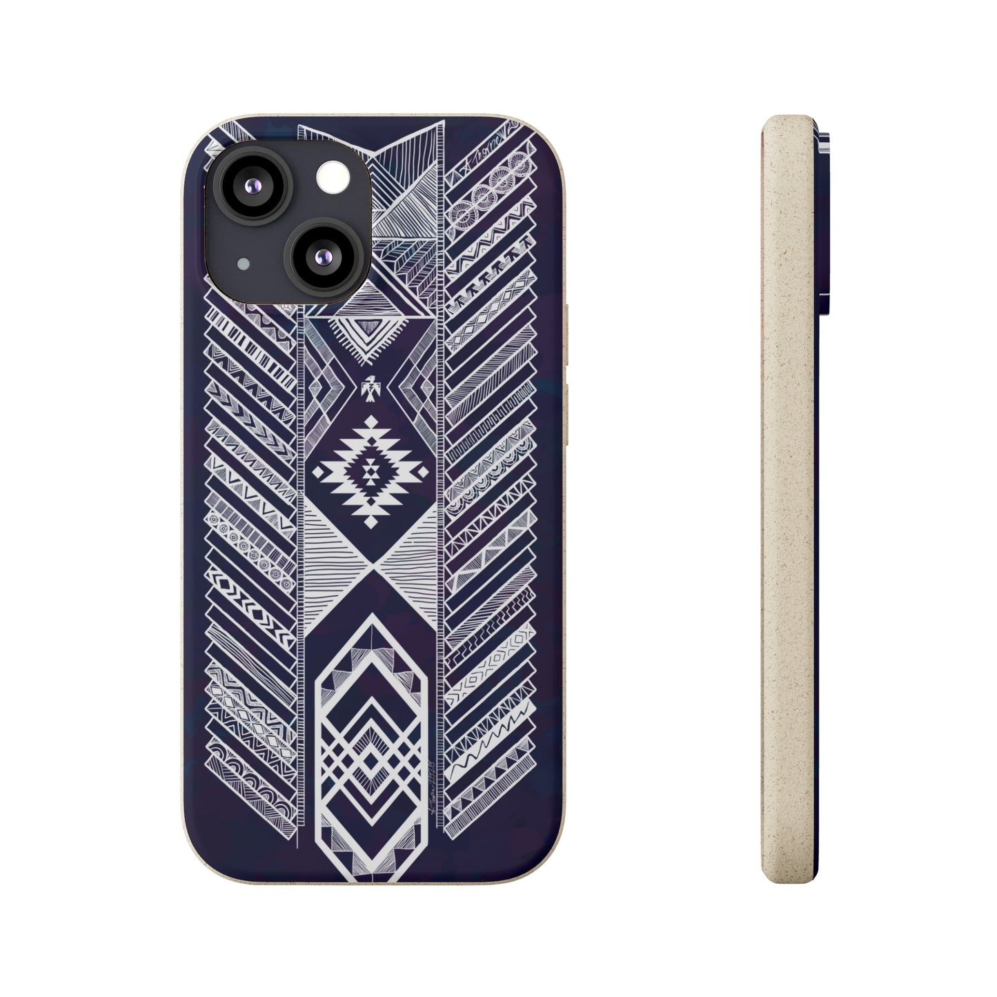 Native American Tribal Pattern Biodegradable Cases