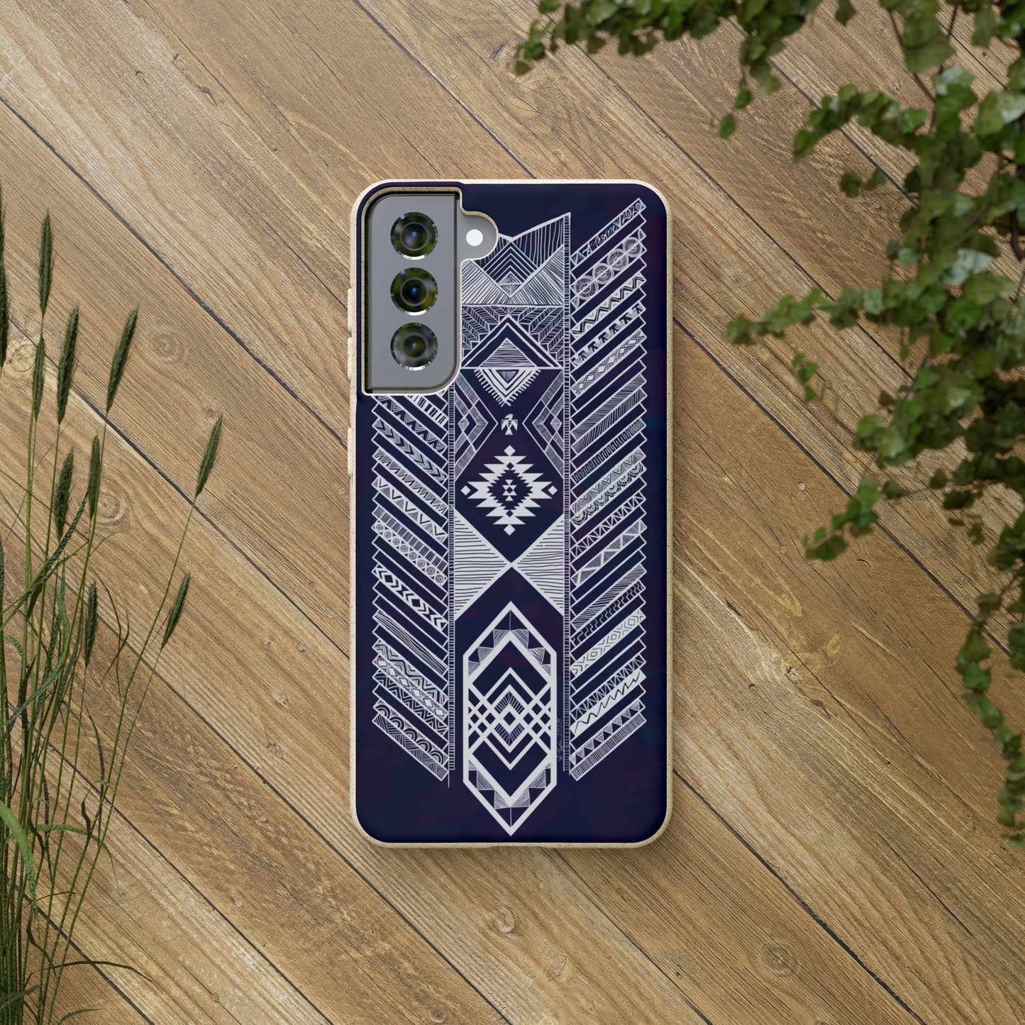 Native American Tribal Pattern Biodegradable Cases