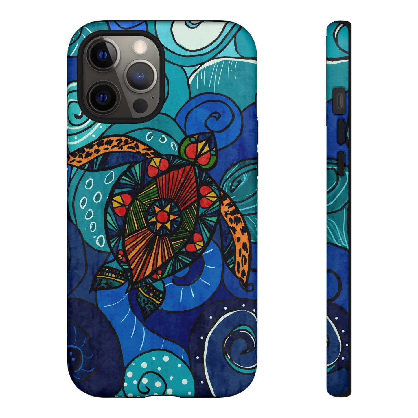 Stain Glass Turtle Tough Case