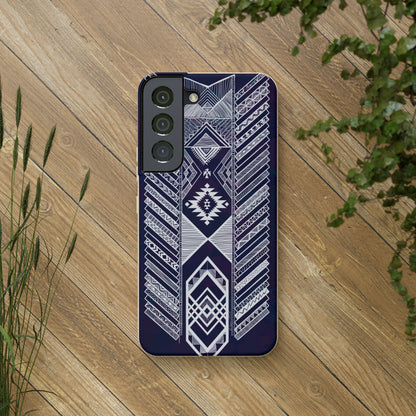 Native American Tribal Pattern Biodegradable Cases