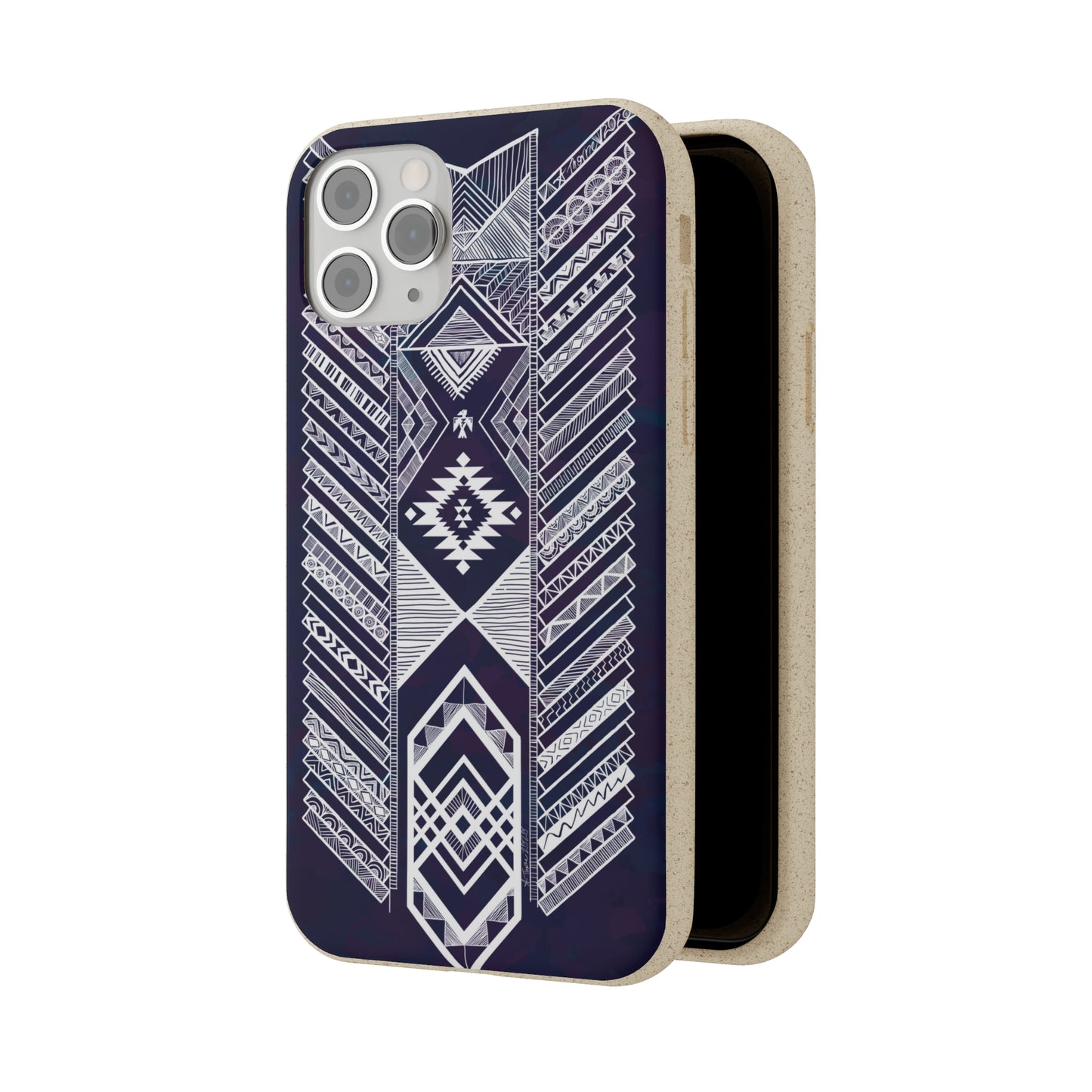 Native American Tribal Pattern Biodegradable Cases