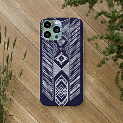 Native American Tribal Pattern Biodegradable Cases