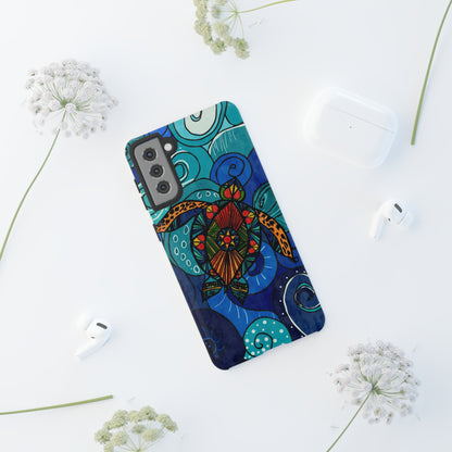 Stain Glass Turtle Tough Case