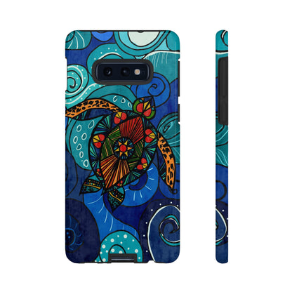 Stain Glass Turtle Tough Case