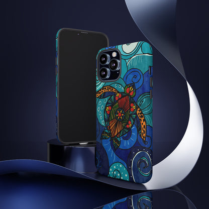 Stain Glass Turtle Tough Case