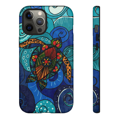 Stain Glass Turtle Tough Case