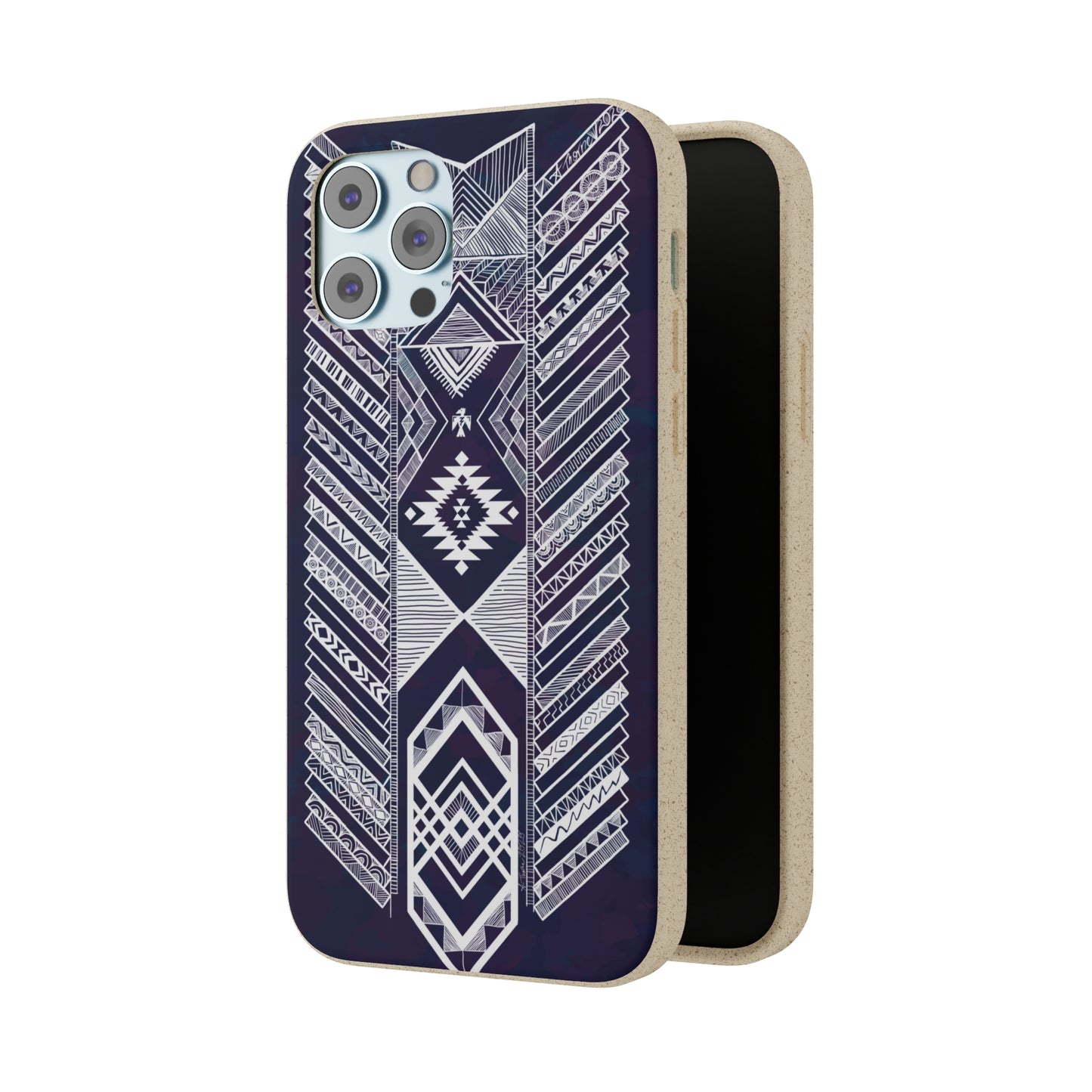 Native American Tribal Pattern Biodegradable Cases