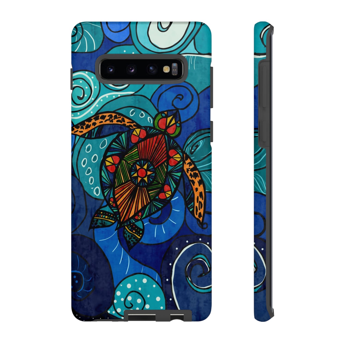 Stain Glass Turtle Tough Case