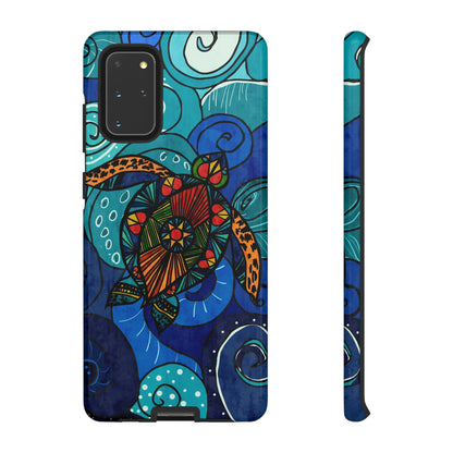 Stain Glass Turtle Tough Case