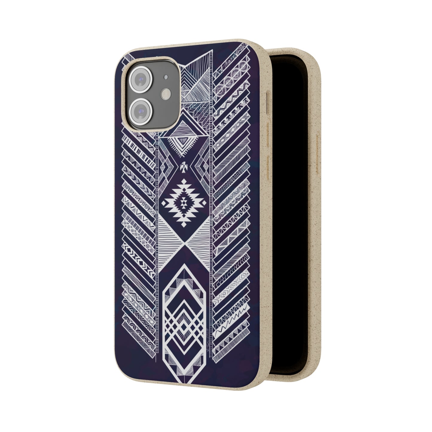 Native American Tribal Pattern Biodegradable Cases