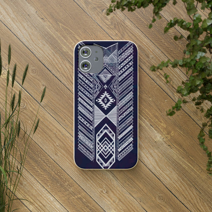 Native American Tribal Pattern Biodegradable Cases