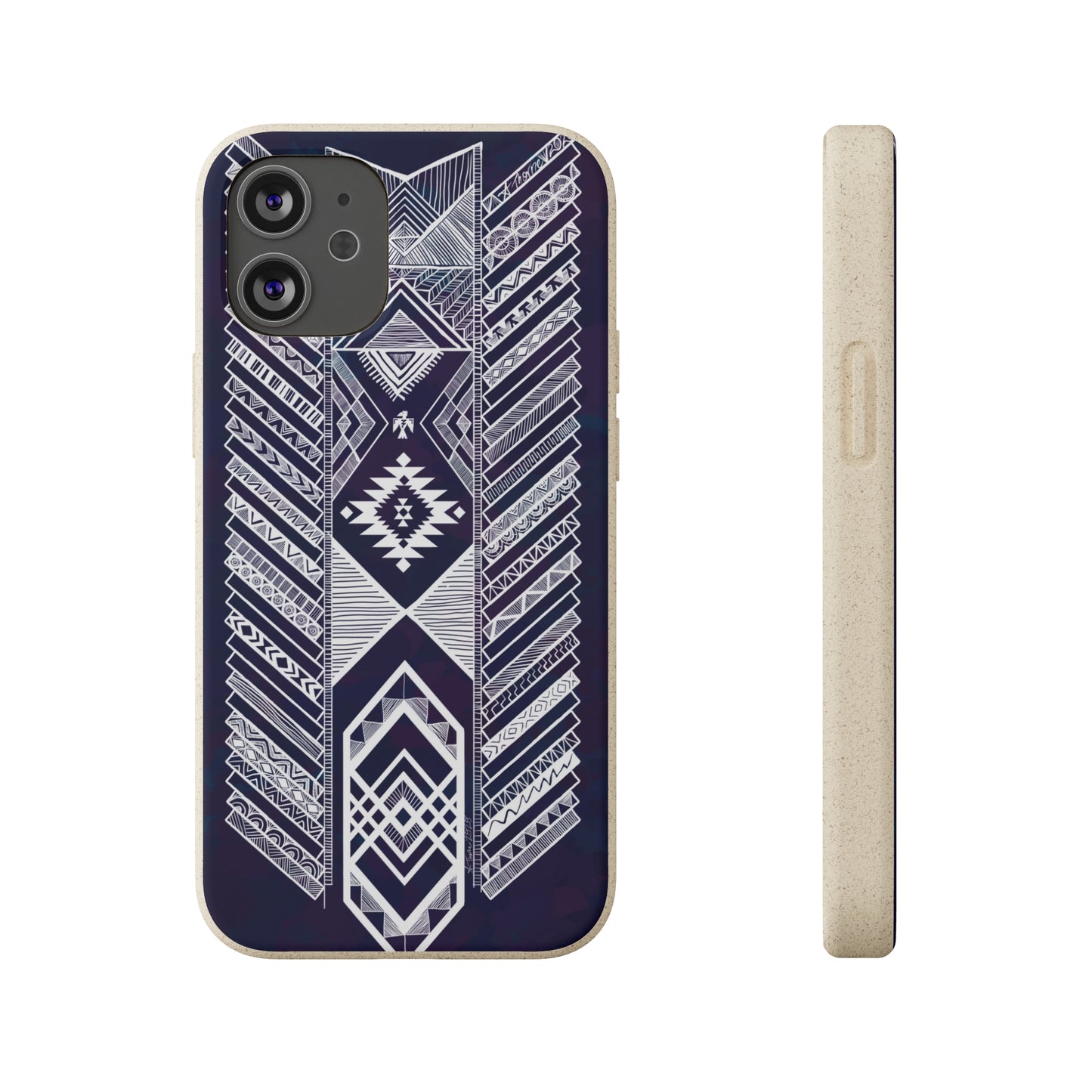 Native American Tribal Pattern Biodegradable Cases