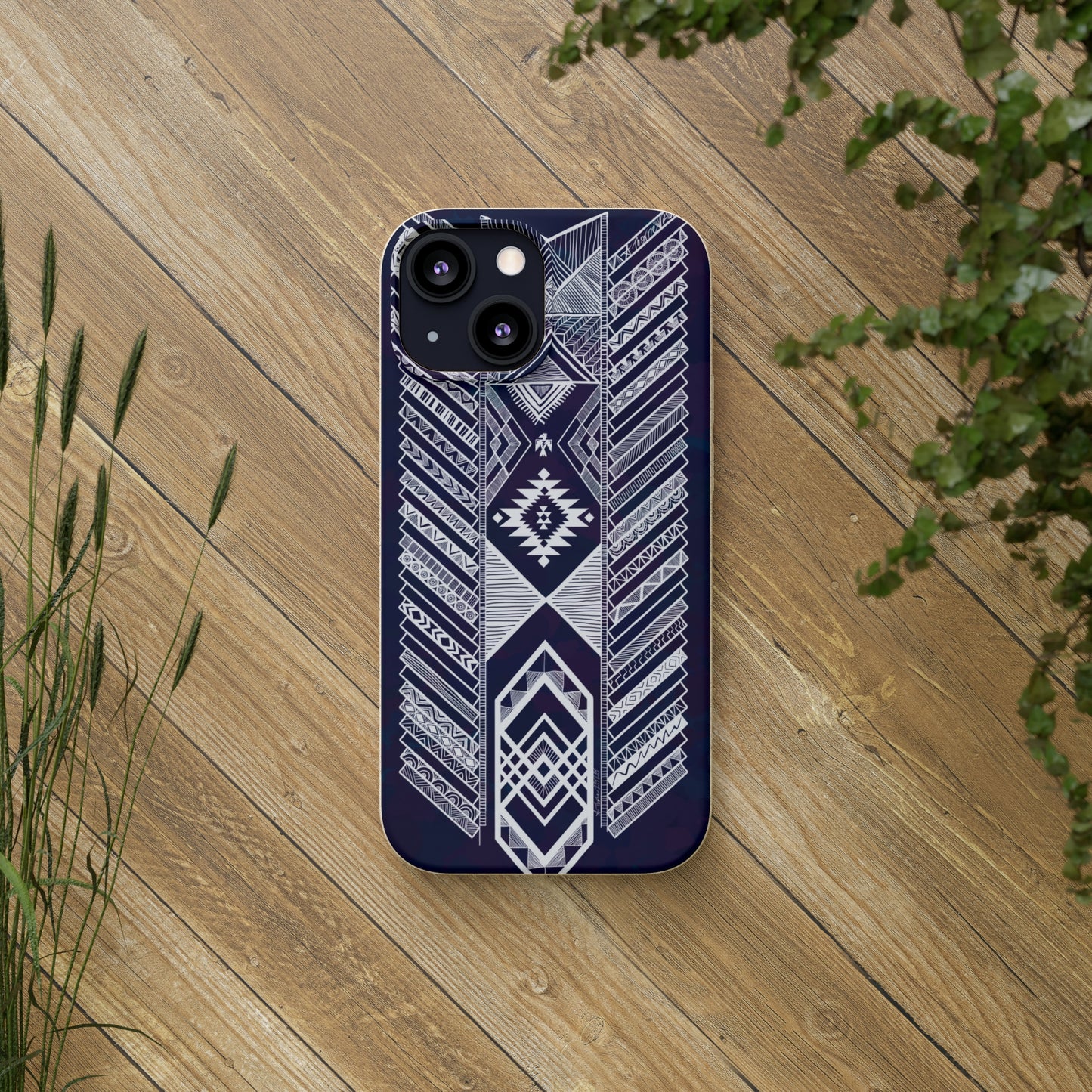 Native American Tribal Pattern Biodegradable Cases