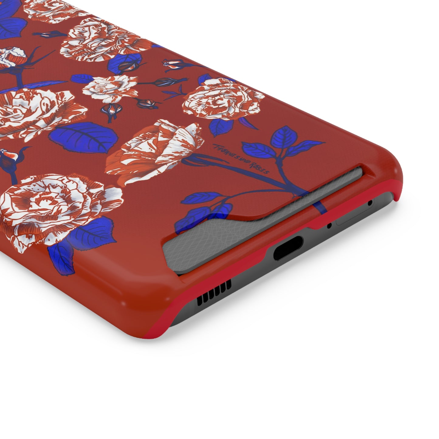 The Artsy Rose is the Sweetest Phone Case With Card Holder