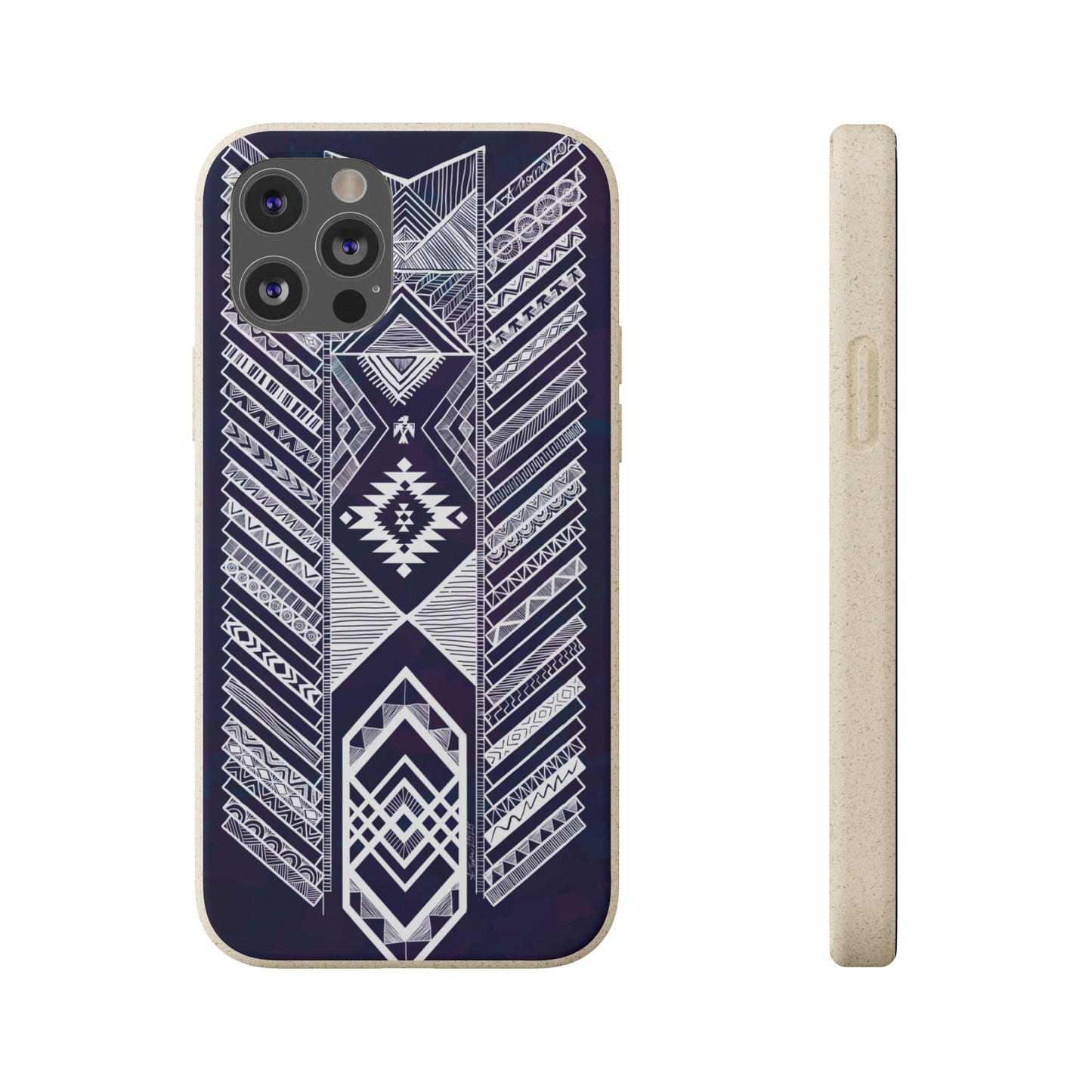 Native American Tribal Pattern Biodegradable Cases