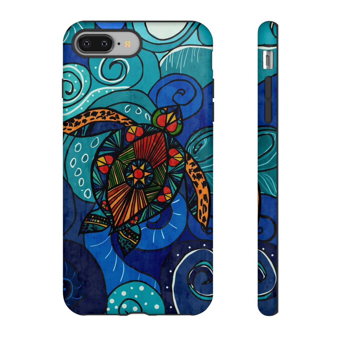 Stain Glass Turtle Tough Case