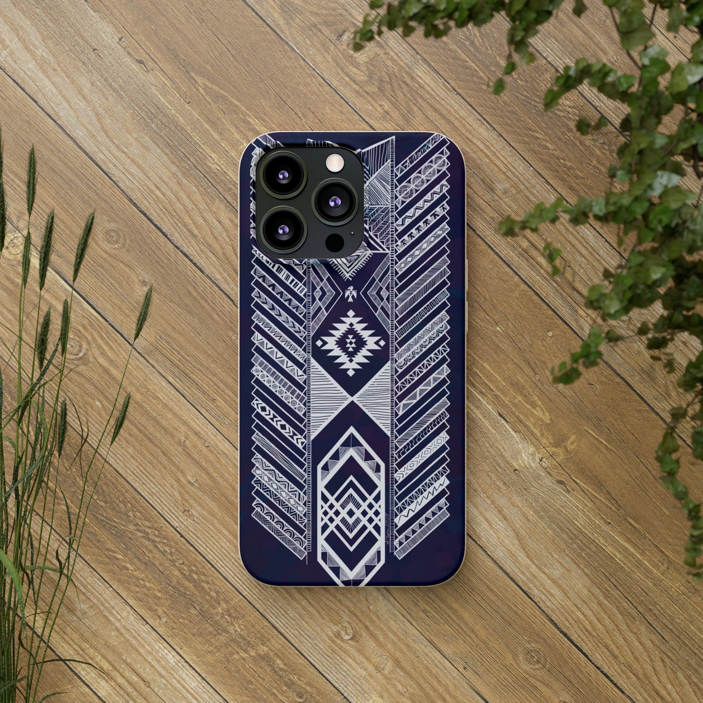 Native American Tribal Pattern Biodegradable Cases