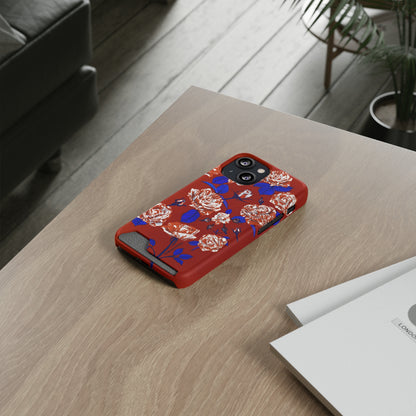 The Artsy Rose is the Sweetest Phone Case With Card Holder