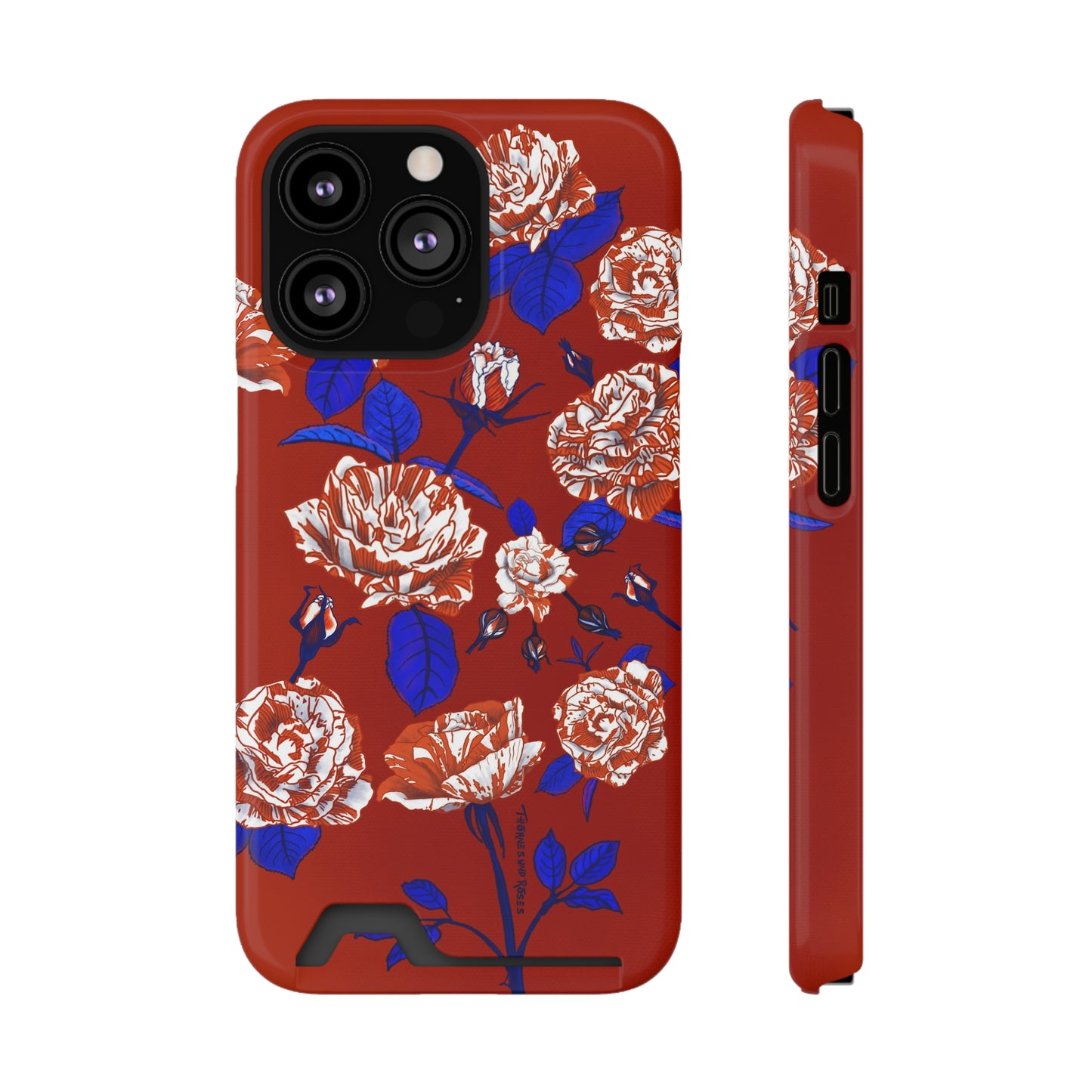 The Artsy Rose is the Sweetest Phone Case With Card Holder