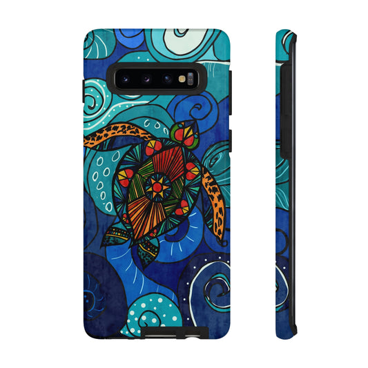 Stain Glass Turtle Tough Case