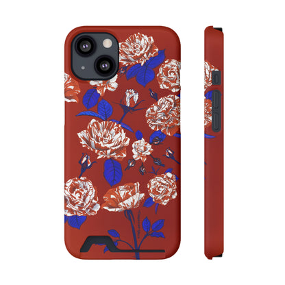 The Artsy Rose is the Sweetest Phone Case With Card Holder