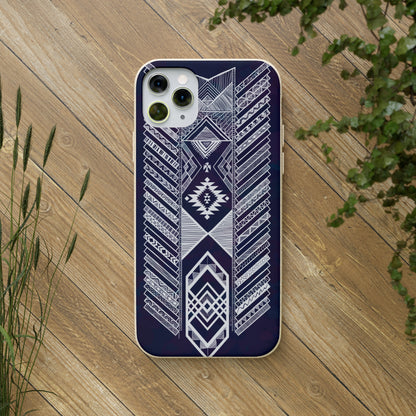 Native American Tribal Pattern Biodegradable Cases