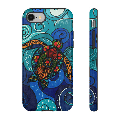 Stain Glass Turtle Tough Case