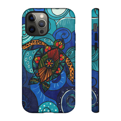 Stain Glass Turtle Tough Case