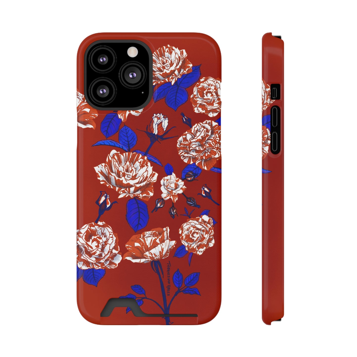 The Artsy Rose is the Sweetest Phone Case With Card Holder