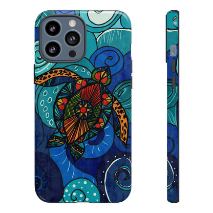 Stain Glass Turtle Tough Case