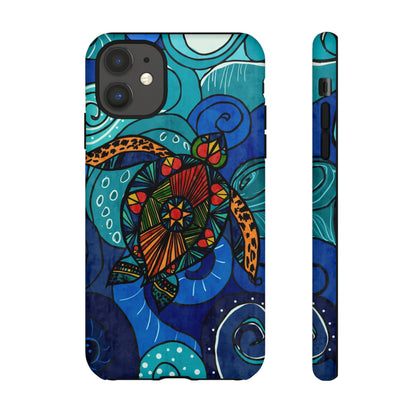 Stain Glass Turtle Tough Case