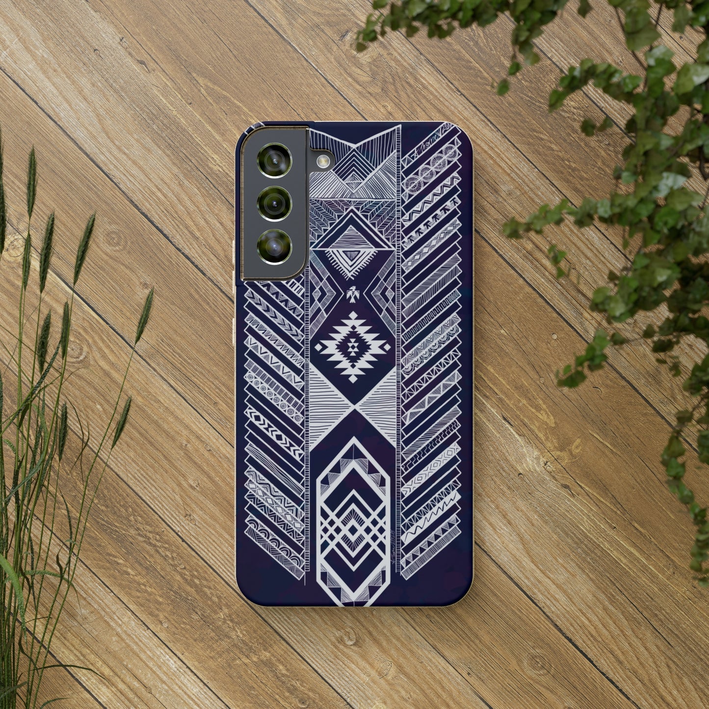 Native American Tribal Pattern Biodegradable Cases