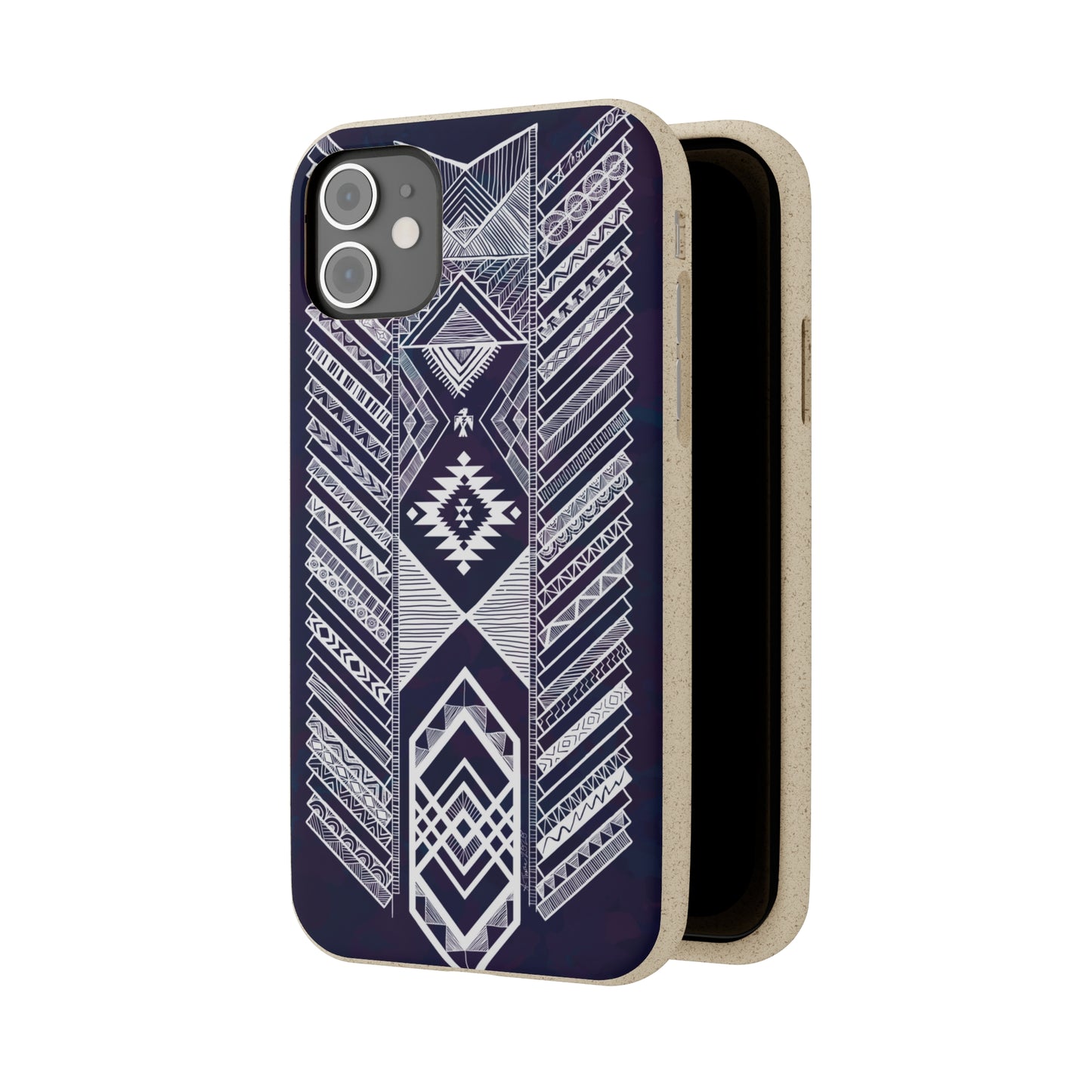 Native American Tribal Pattern Biodegradable Cases