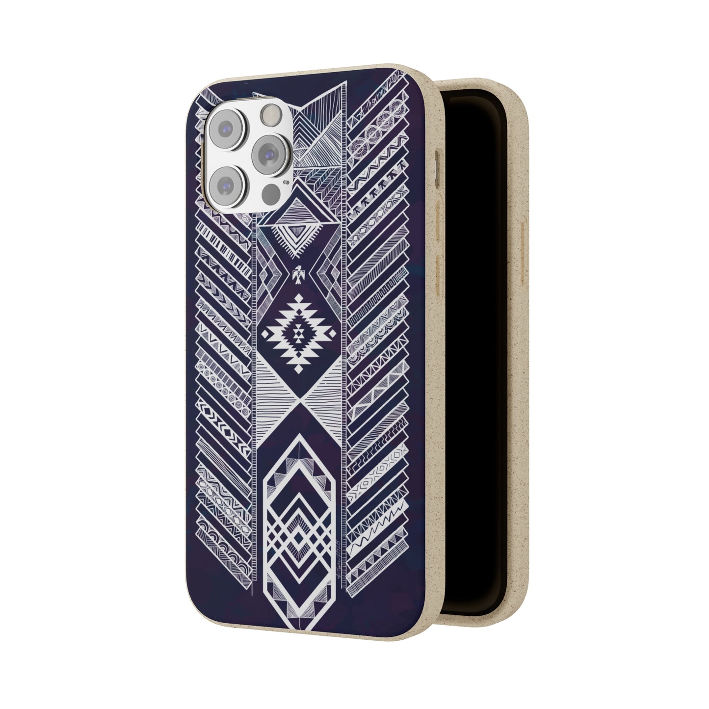 Native American Tribal Pattern Biodegradable Cases