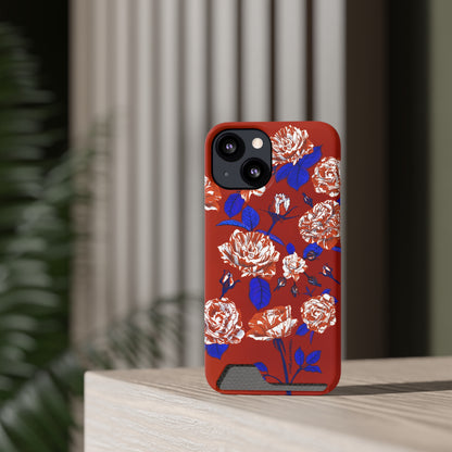 The Artsy Rose is the Sweetest Phone Case With Card Holder