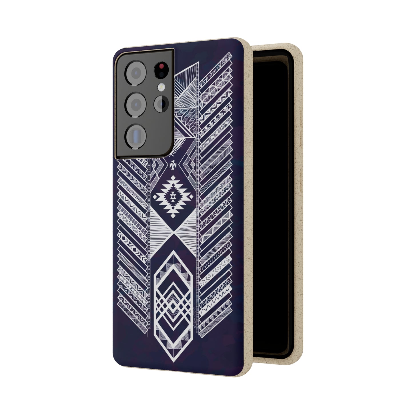 Native American Tribal Pattern Biodegradable Cases