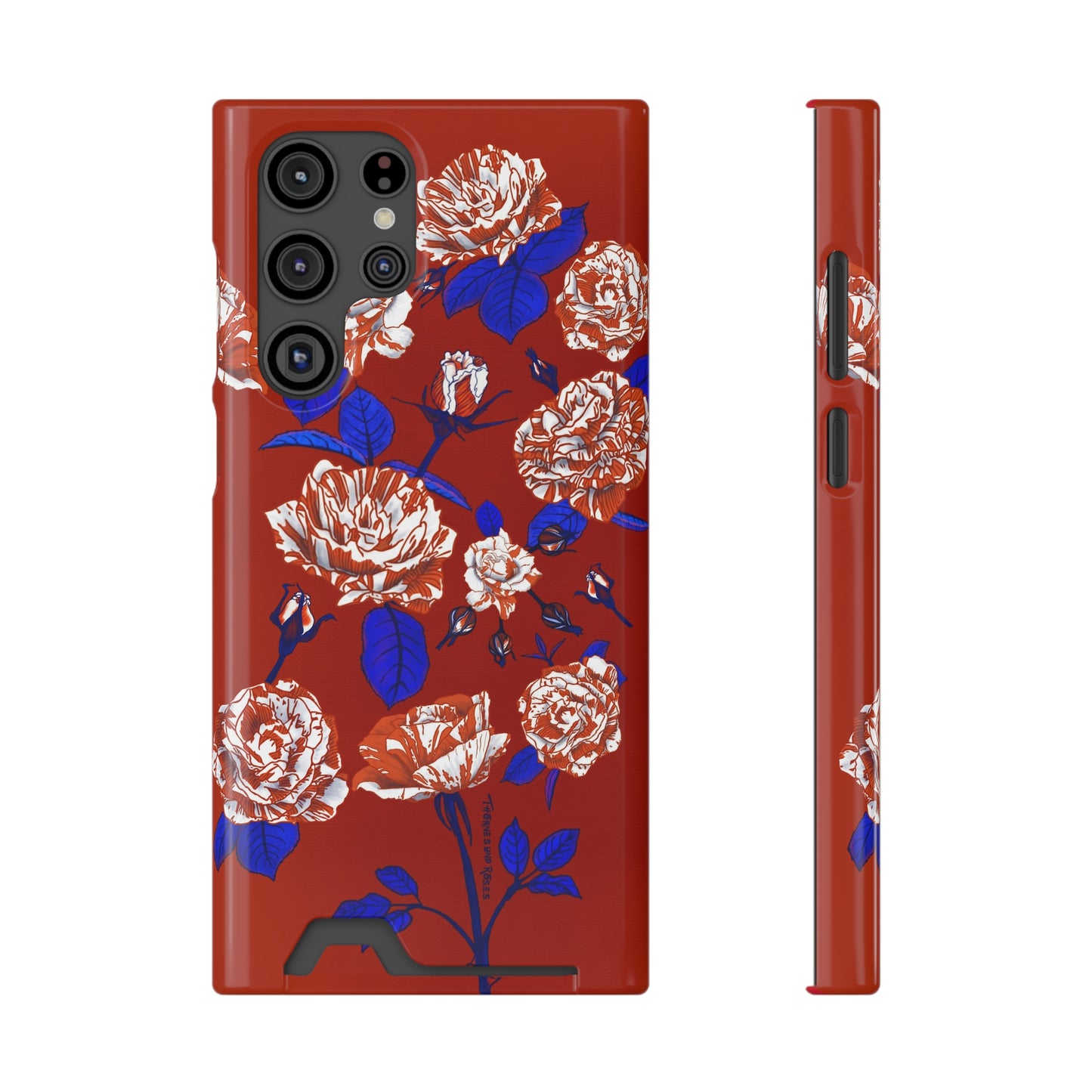 The Artsy Rose is the Sweetest Phone Case With Card Holder