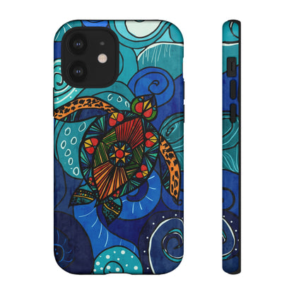 Stain Glass Turtle Tough Case