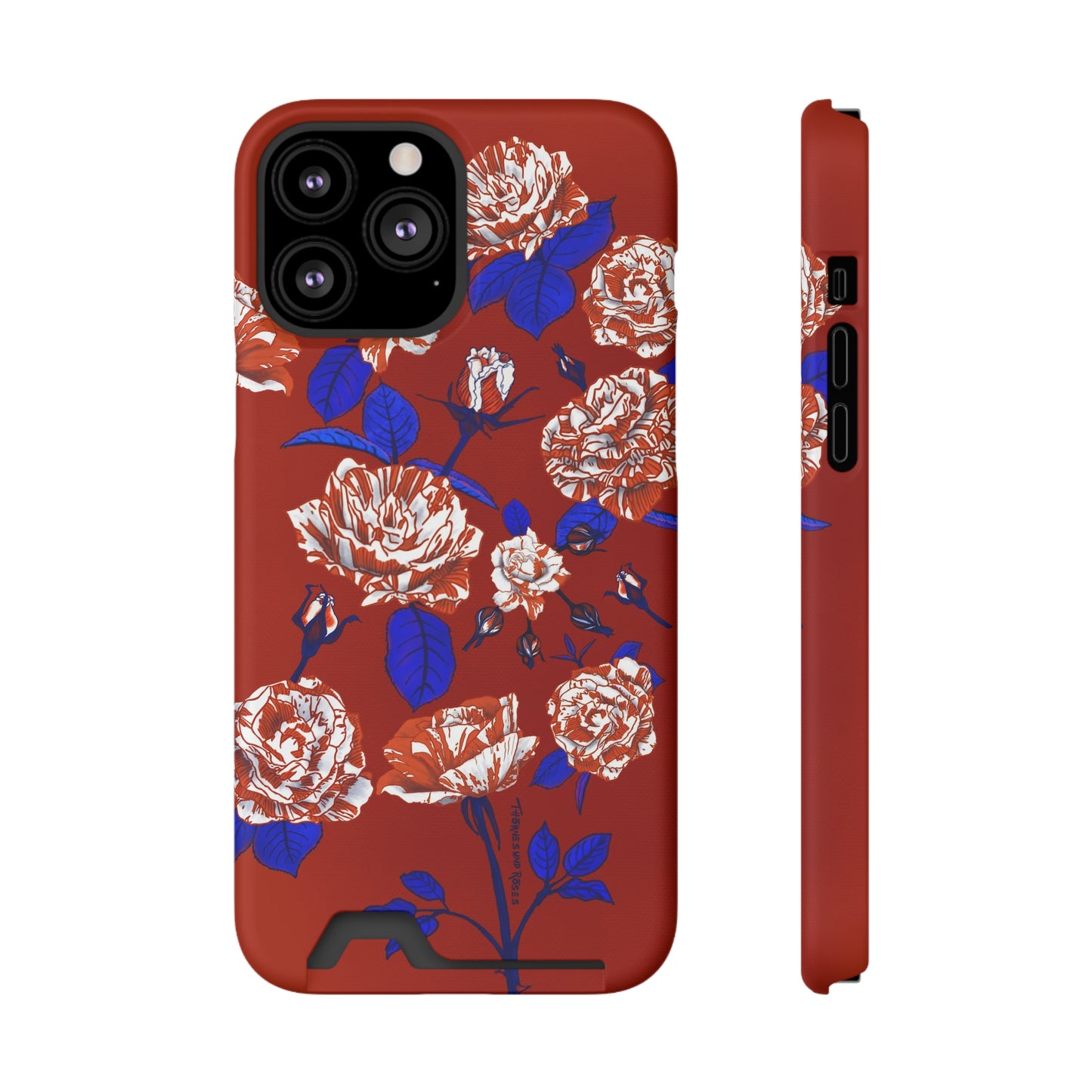 The Artsy Rose is the Sweetest Phone Case With Card Holder