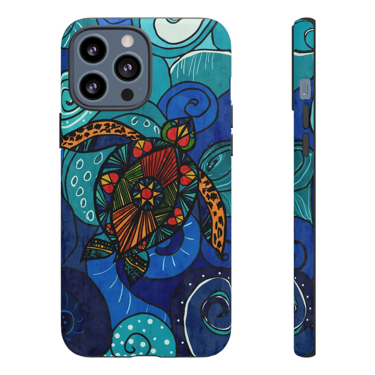 Stain Glass Turtle Tough Case