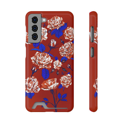 The Artsy Rose is the Sweetest Phone Case With Card Holder