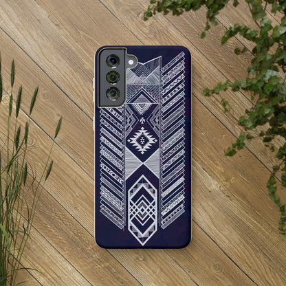 Native American Tribal Pattern Biodegradable Cases