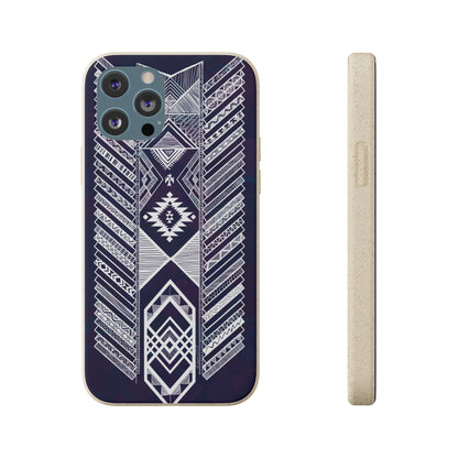 Native American Tribal Pattern Biodegradable Cases