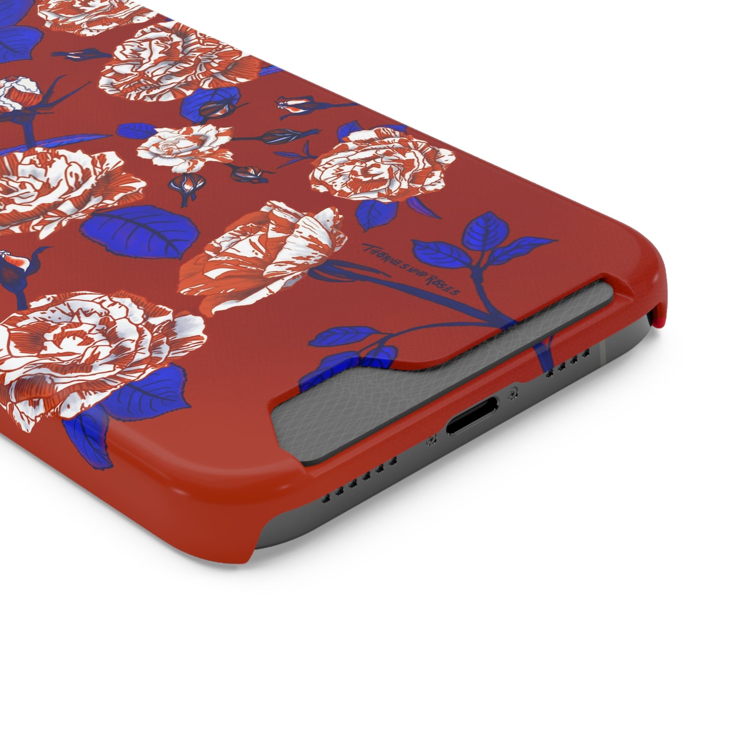 The Artsy Rose is the Sweetest Phone Case With Card Holder